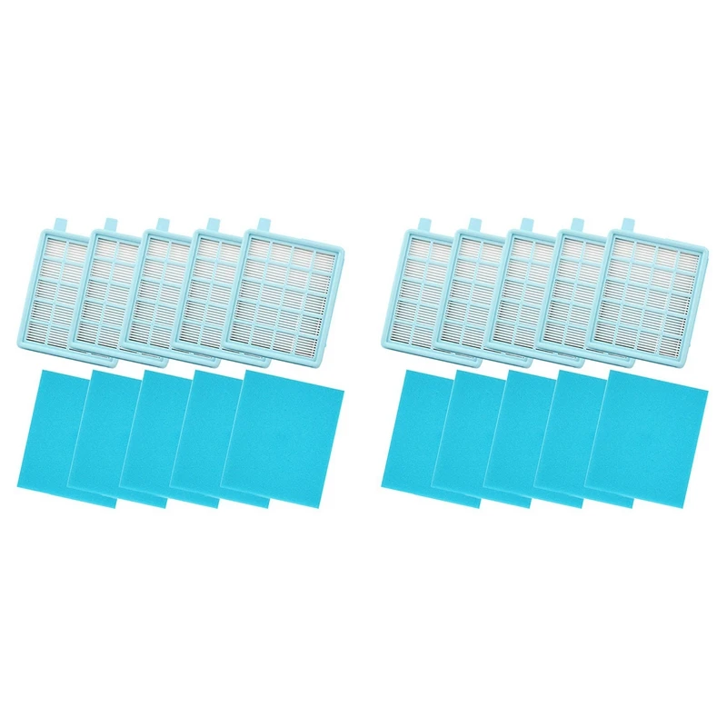 

10X Hepa Filters For FC8470 FC8471 FC8472 FC8473 FC8474 FC8476 FC8477 Vacuum Cleaner Parts Replacement Kit