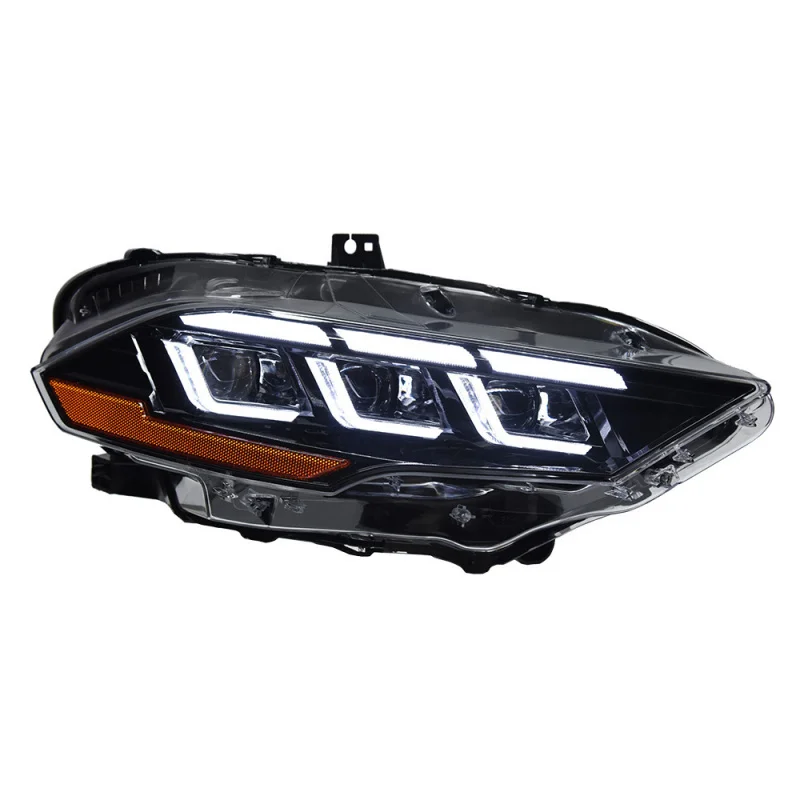 

Suitable Applicable for 18-22 Models Modified to 2024 Mustang Headlight Assembly New LED Daytime Running Light Len