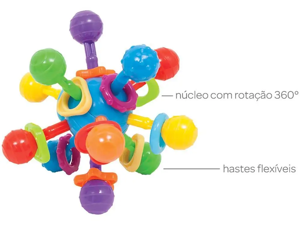 Rattle Bite for Baby Atomic Ball Buba