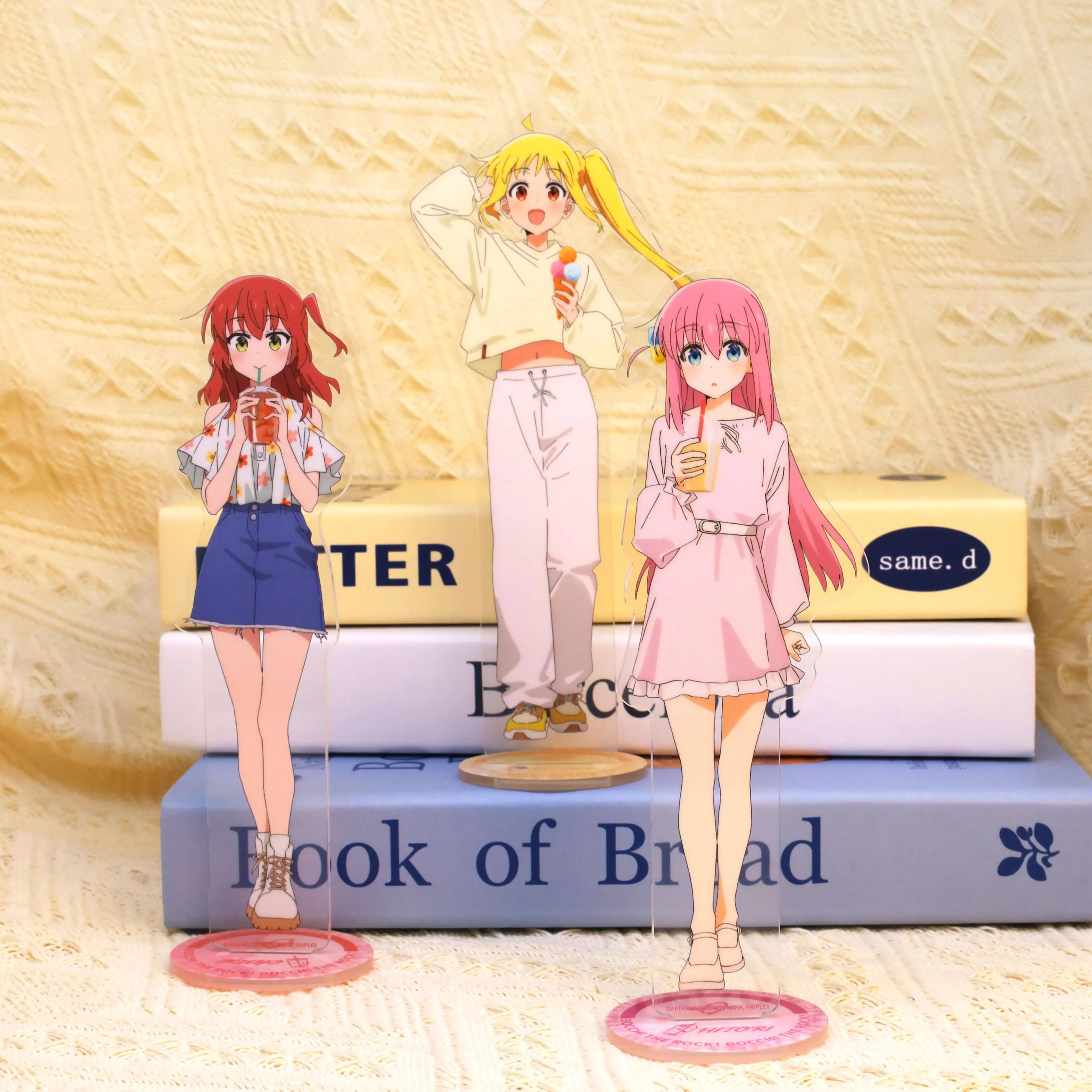 

Bocchi the Rock! Cafe Theme Acrylic Stand - BOCCHI-chan (Hitori Gotou) Anime Desk Decor (Fan-Made Gift)