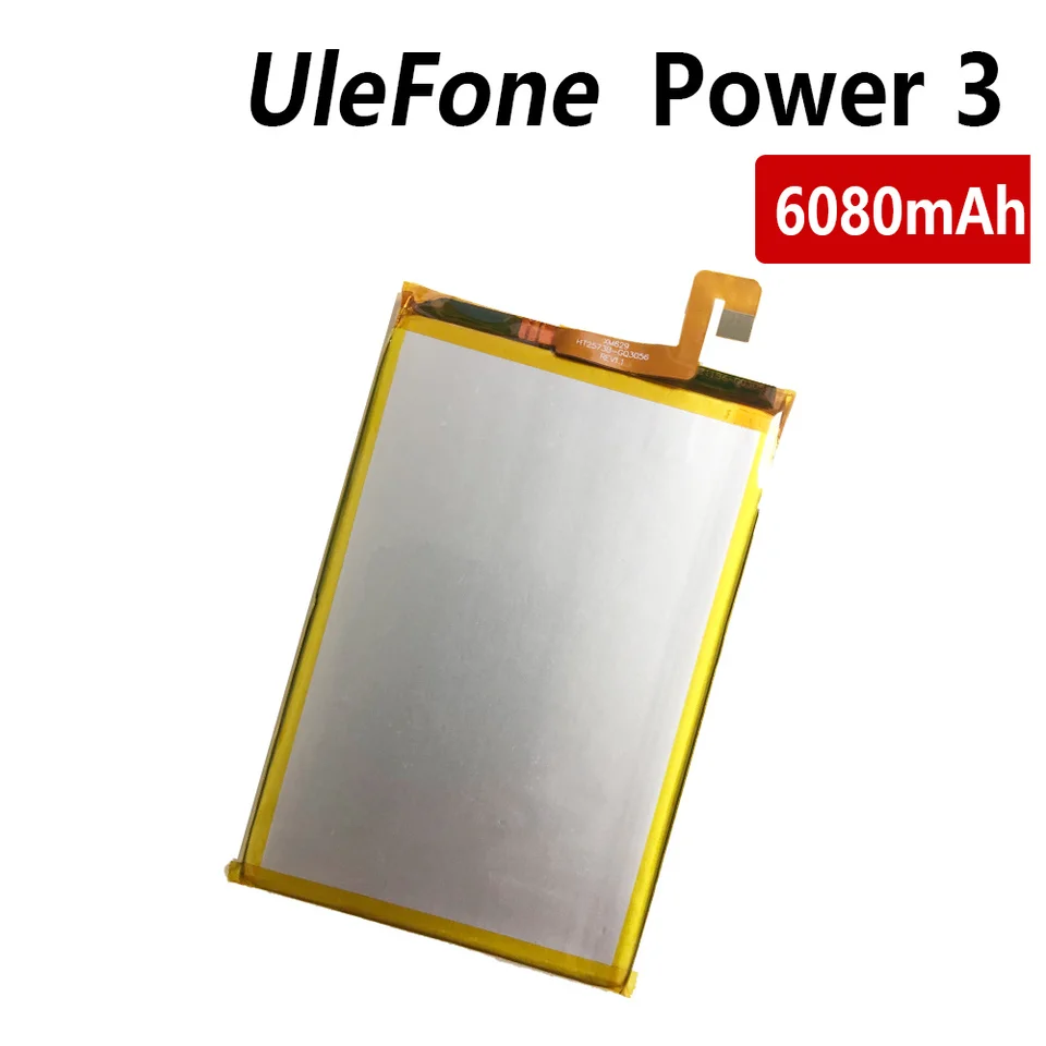 Batería de repuesto original de 6080mAh para Ulefone Power 3, 3S, Power3, Power3S, con herramientas y código de seguimiento gratis 4