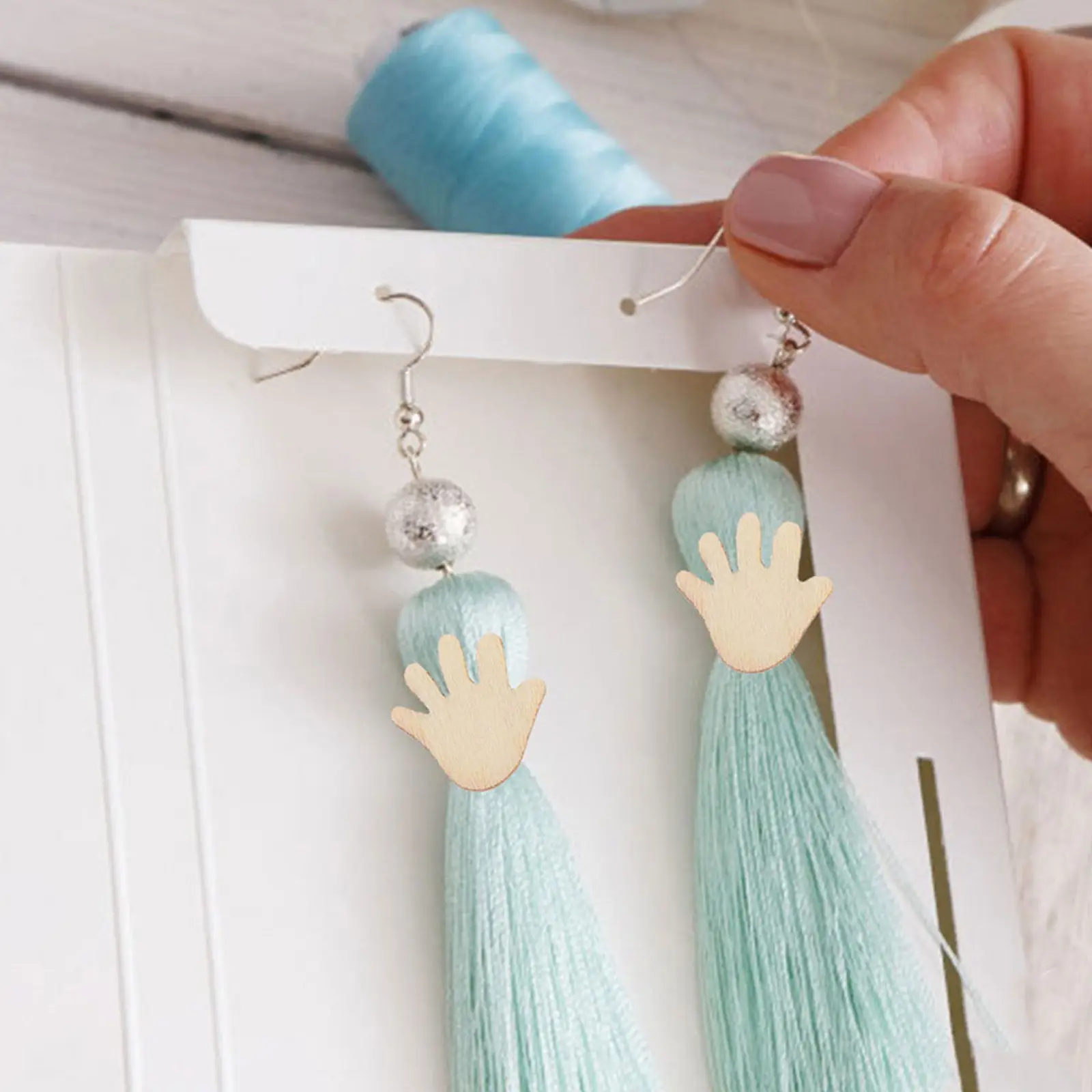 

200 шт. деревянных заготовок в форме рук и ног для скрапбукинга, поделок, декора дома и рукоделия