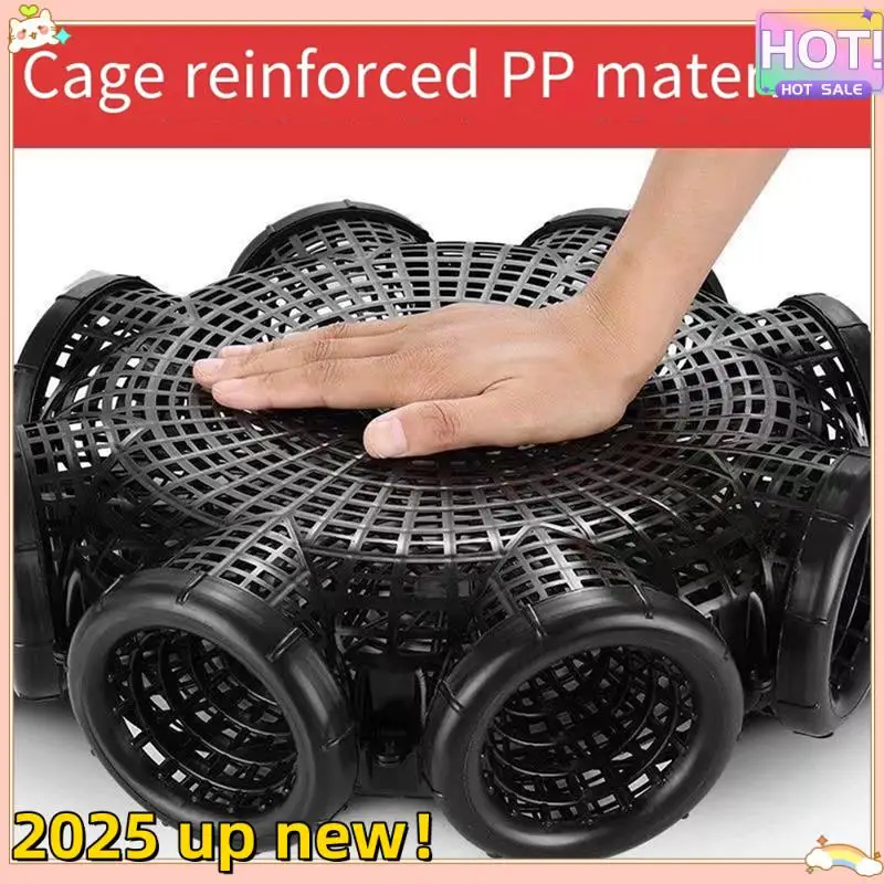 

Classy-Folding Crayfish Catcher Casting Fish Network Crab Crayfish Shrimp Smelt Traps Mesh For Fishing Net Tackle Cage Easy To U