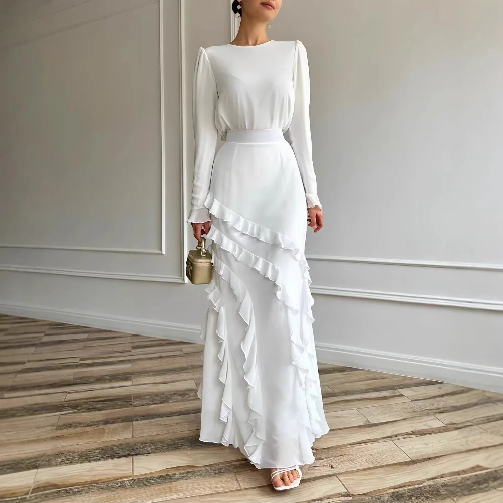 

Мусульманские комплекты из 2 предметов, женские однотонные рубашки + юбки, костюмы, кимоно, кафтан, Ид Рамадан, комплект из 2 предметов, модная мусульманская исламская одежда, джилбаб, никаб