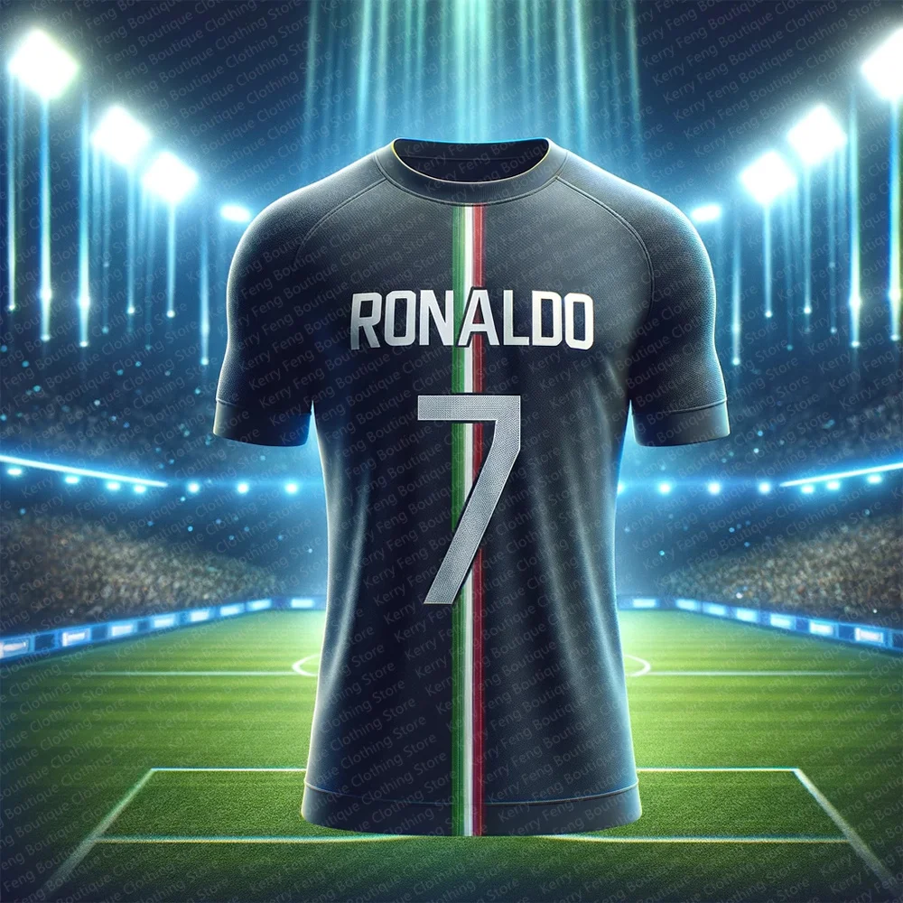 Classic England Ronaldo No.7 Printed Football Shirt T-shirt Summer Game Training Football jersey Sports jersey