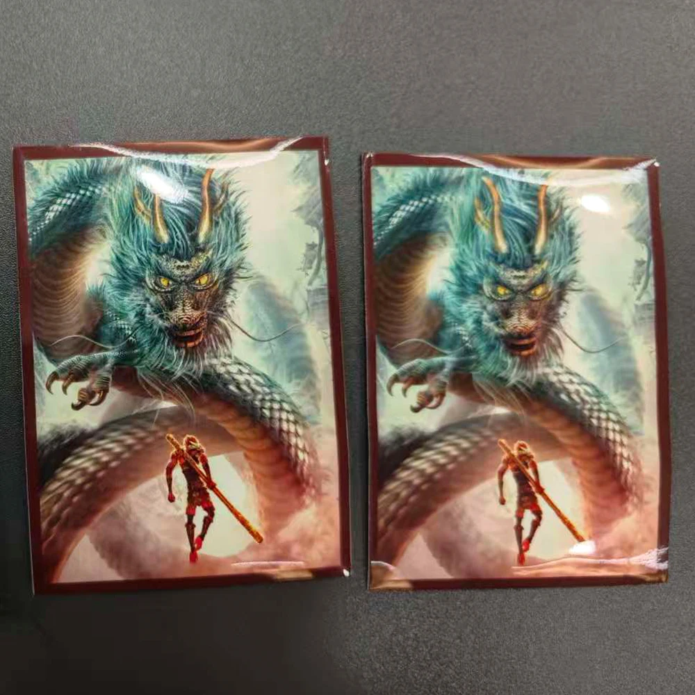 60PCS The Monkey King Returns Card Sleeves TCG Standard Size Card Protectors Table Game Protective Cover 66x91mm For the fans