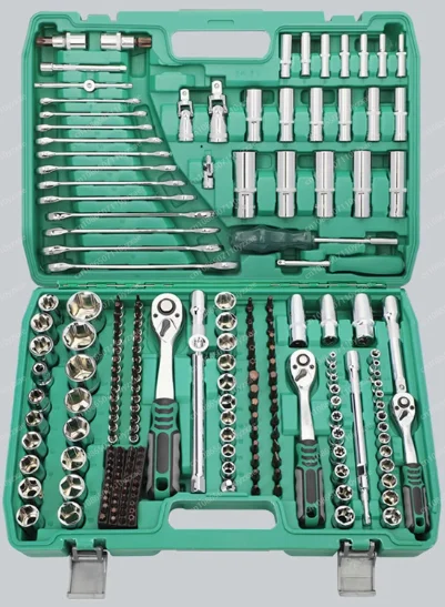 

216-Piece Set 72-Tooth Large, Medium and Small Flying Multifunctional Ratchet Socket Quick Wrench Auto Repair Toolbox