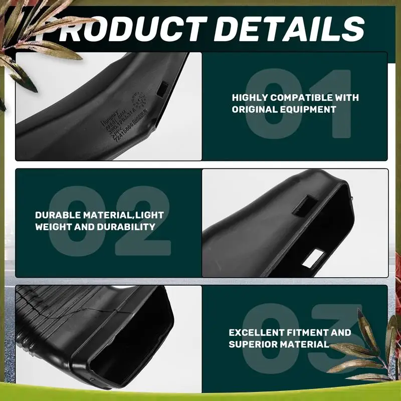 

NEW 3W0129531A 3W0129532A Car Engine Intake Air Duct Intake Pipe For Bentley Flying Spur