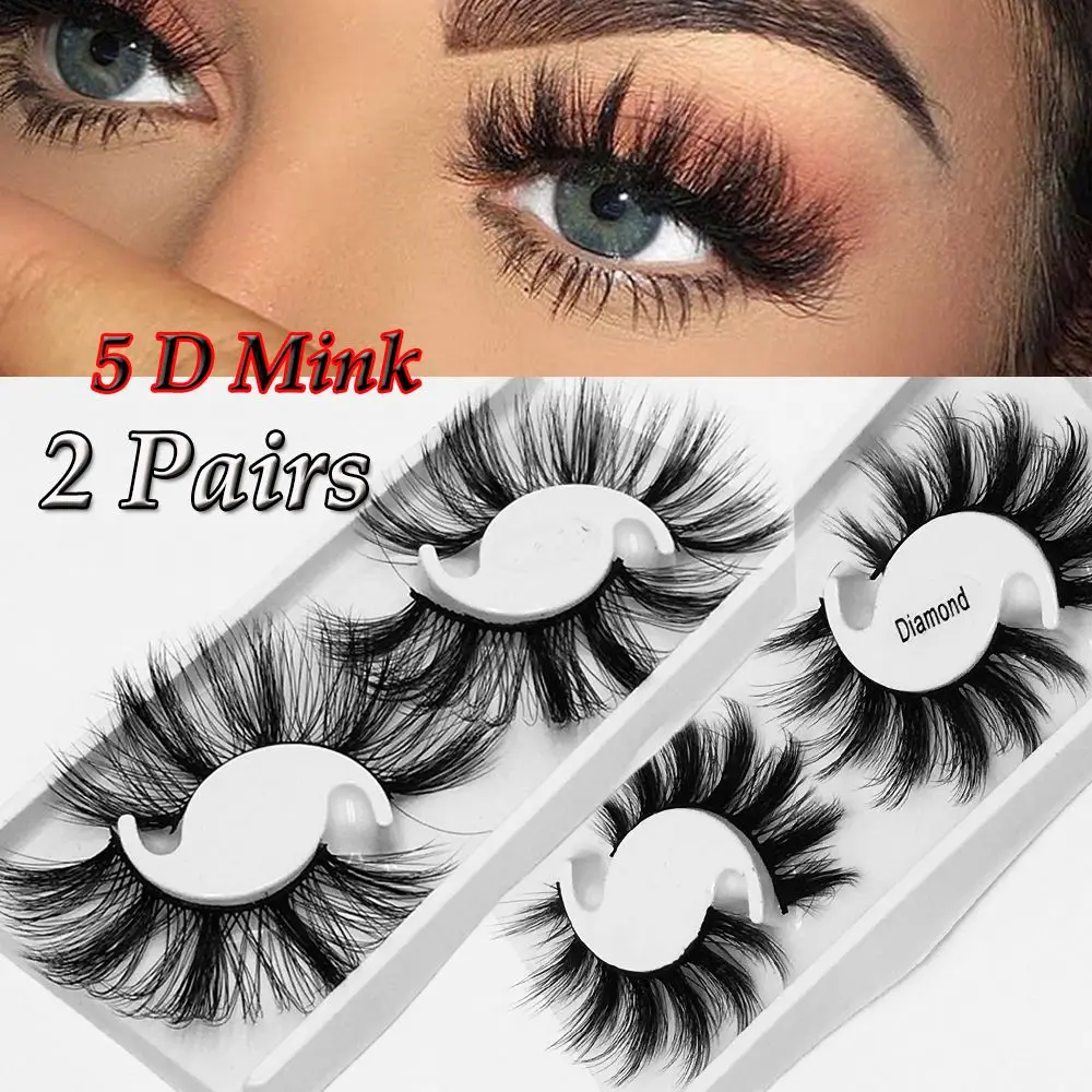 Cílios Postiços para Mulheres, Wispies Fluffy, Criss-Cross Eye Lash Extension, Ferramentas de Maquiagem, 5D Mink Hair, Fashion, 25mm