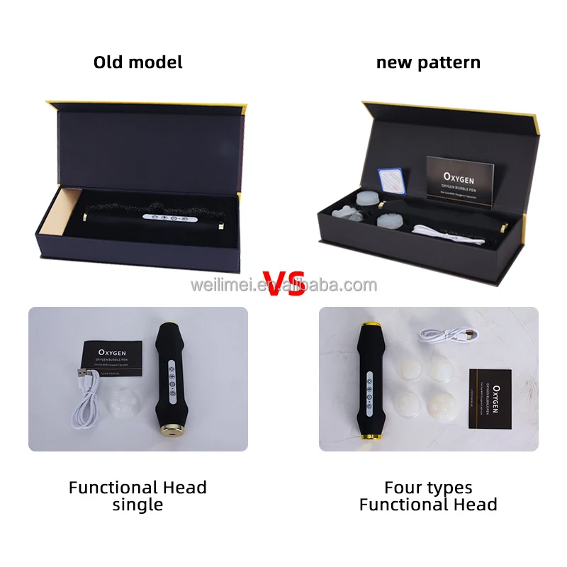 2025 mais novo portátil cápsulas de oxigenação de bolha de co2 vagens recarregável oxigênio pele aperto máquina facial