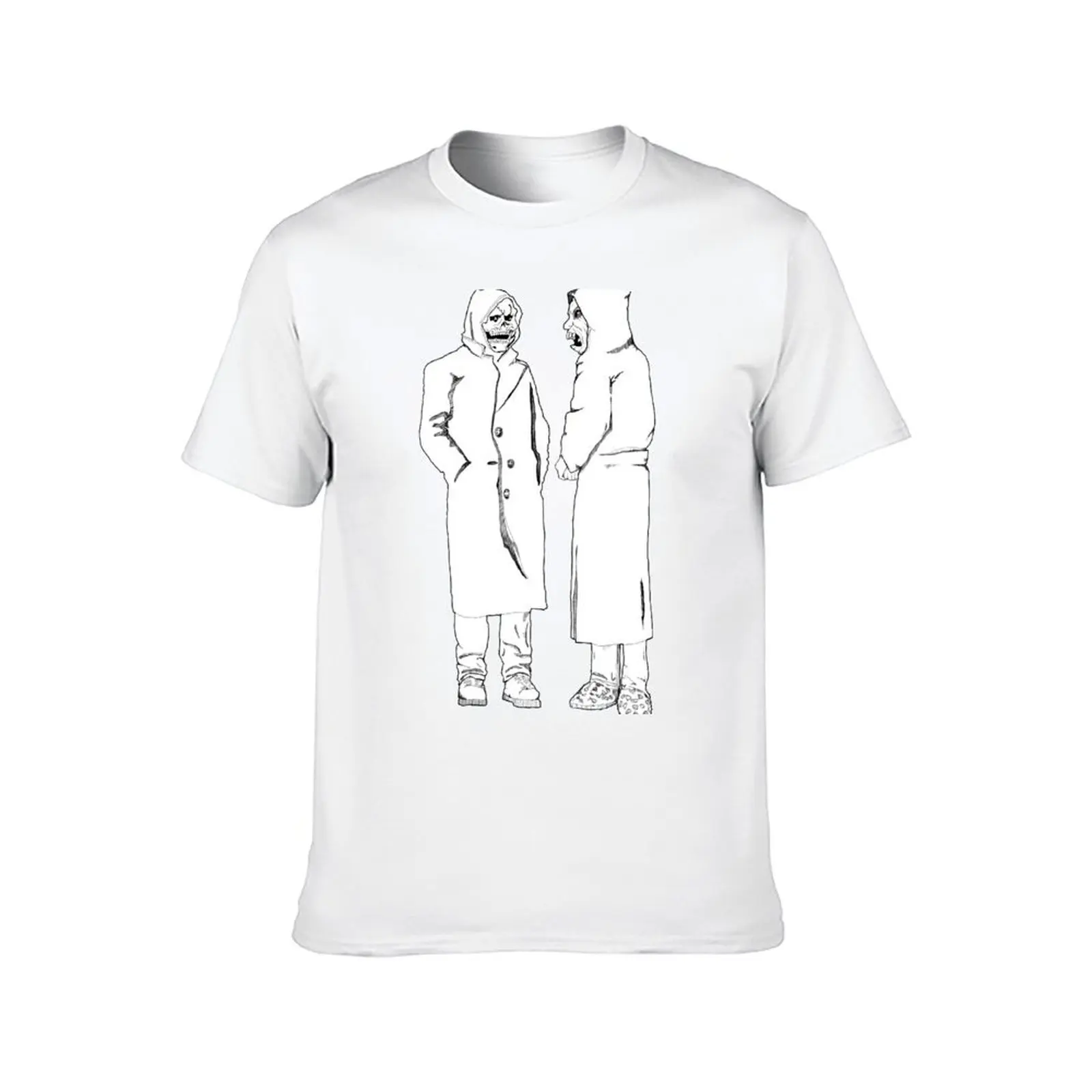 brand new - the devil and god T-Shirt funny t shirts dark humor cotton t shirts man 100% T-Shirt