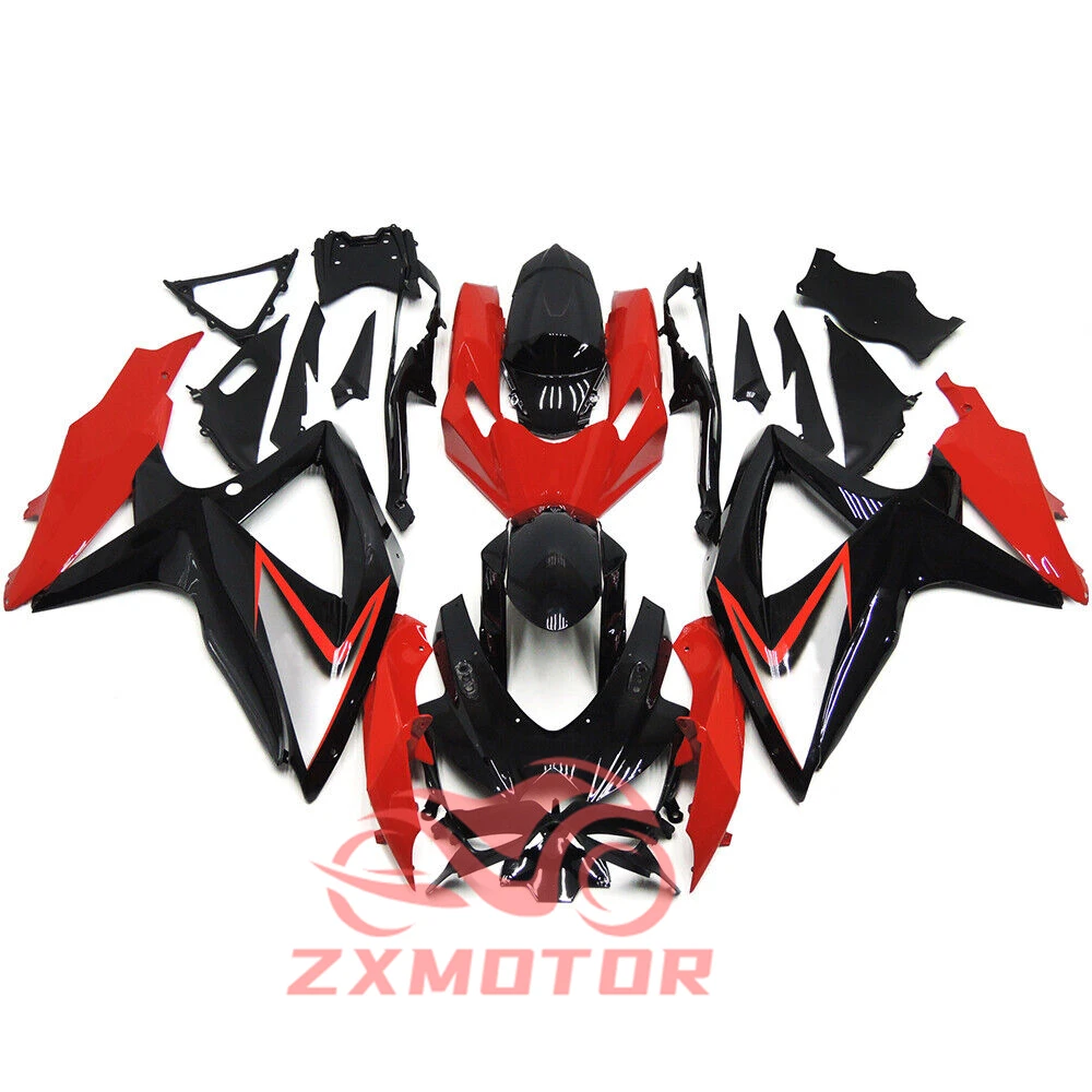 

GSXR600 2008 2009, обтекатели для мотоцикла, пластиковые обтекатели для SUZUKI K8 GSXR 600 08 09, комплект обтекателя из АБС-пластика