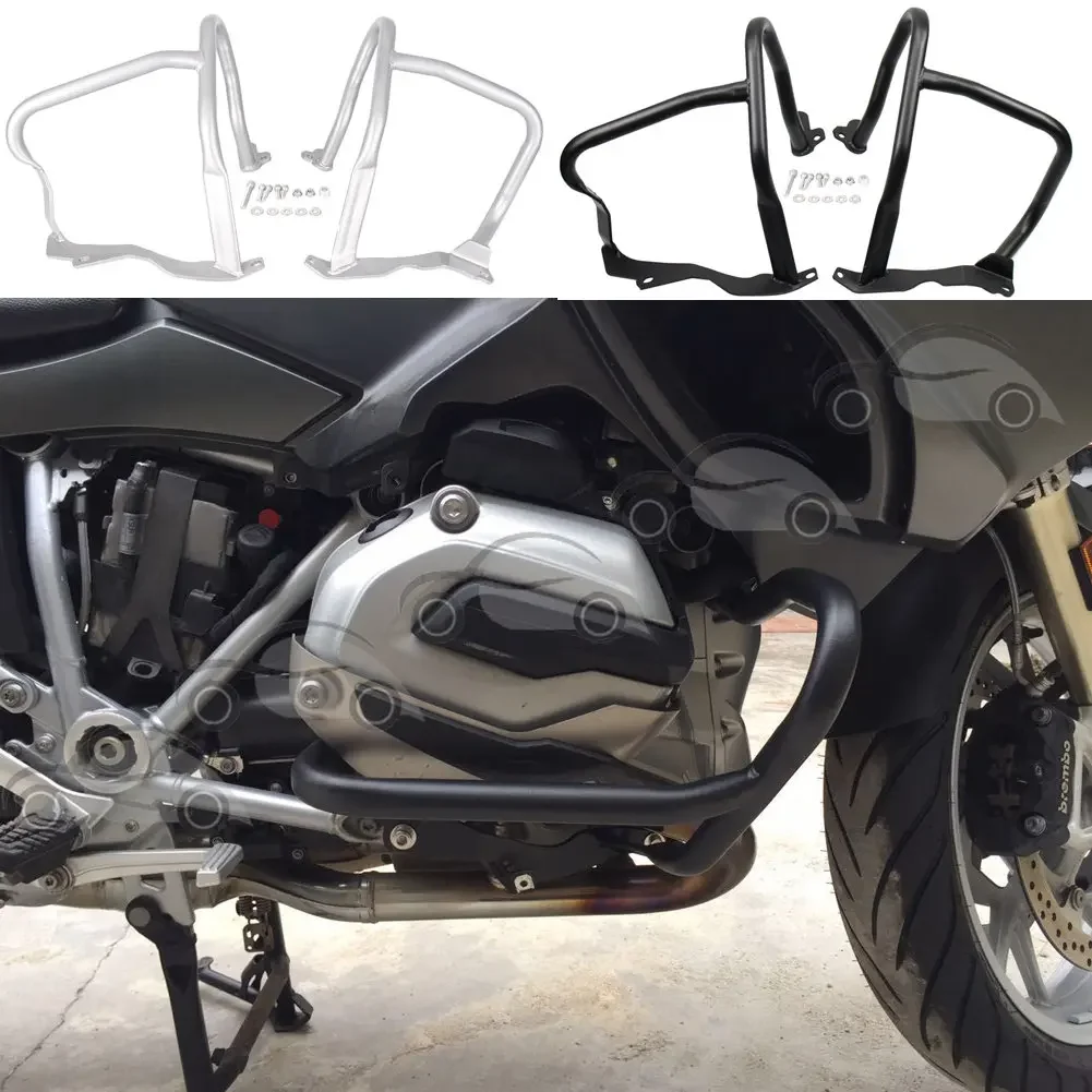 

Motorcycle Front Crash Bar Engine Guard Protection Falling Protection for BMW R1200RT 2014-2019