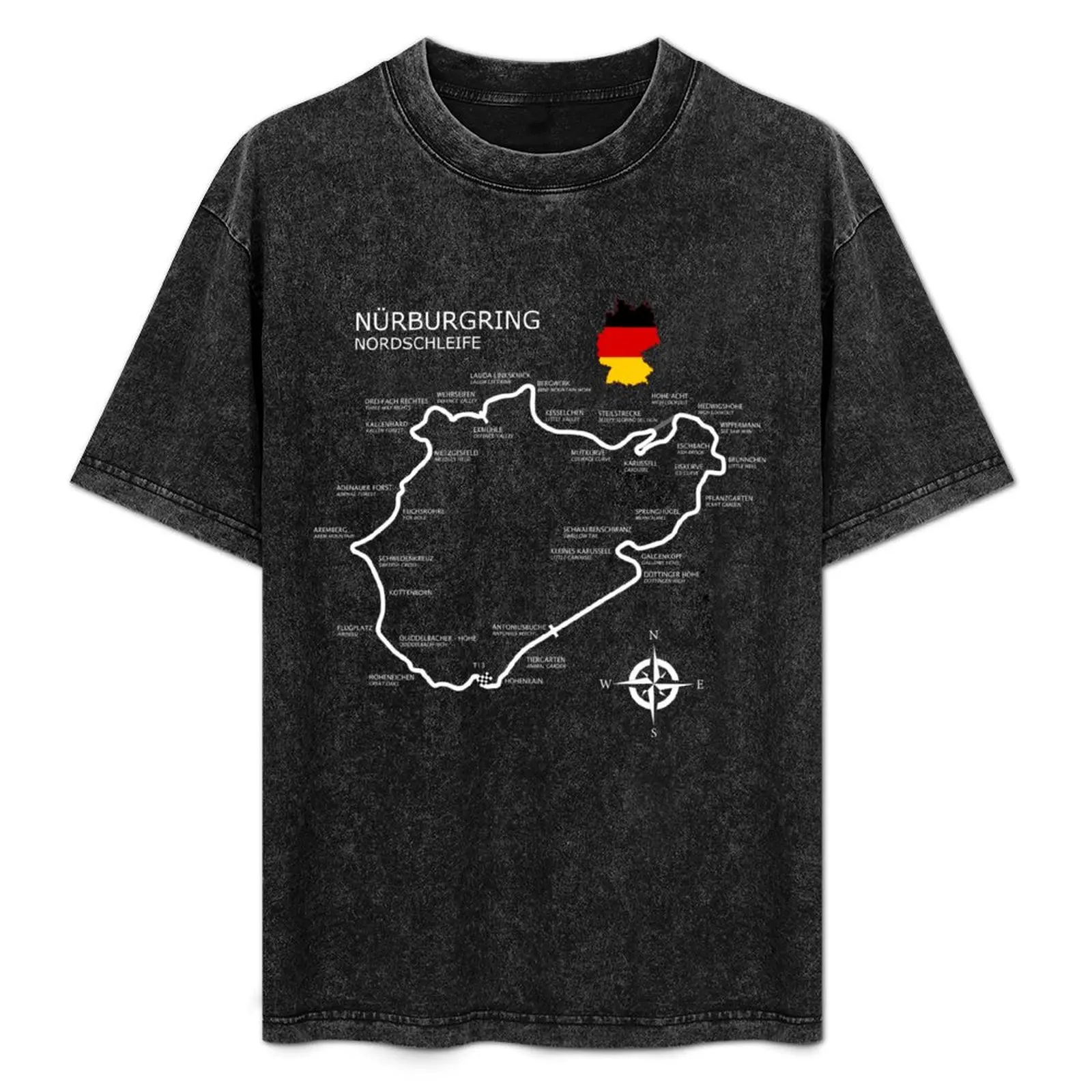 

The Nurburgring - Nordschleife T-Shirt vintage clothes summer top vintage t shirt men