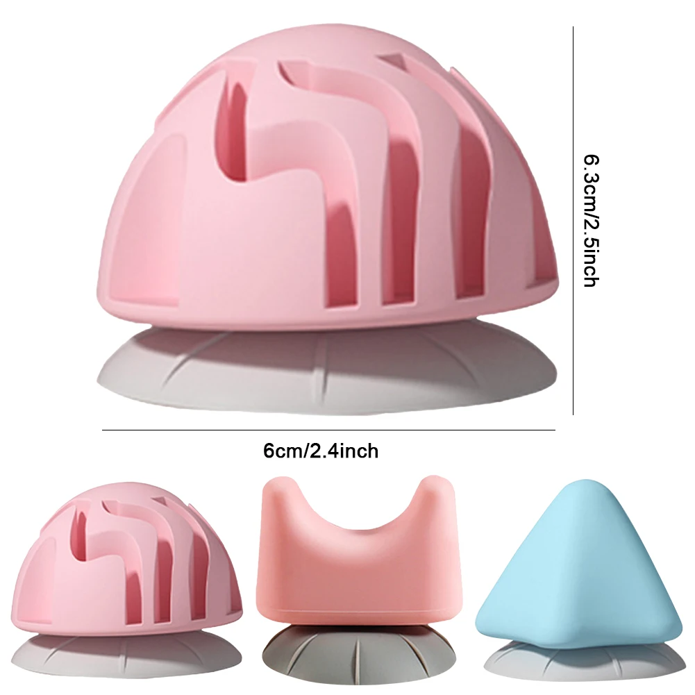 Silicon Trigger Point Ball with Suction Cup Back Sore Muscle Knot Massager for Full Body Sore Muscle Recover Massage Therapy