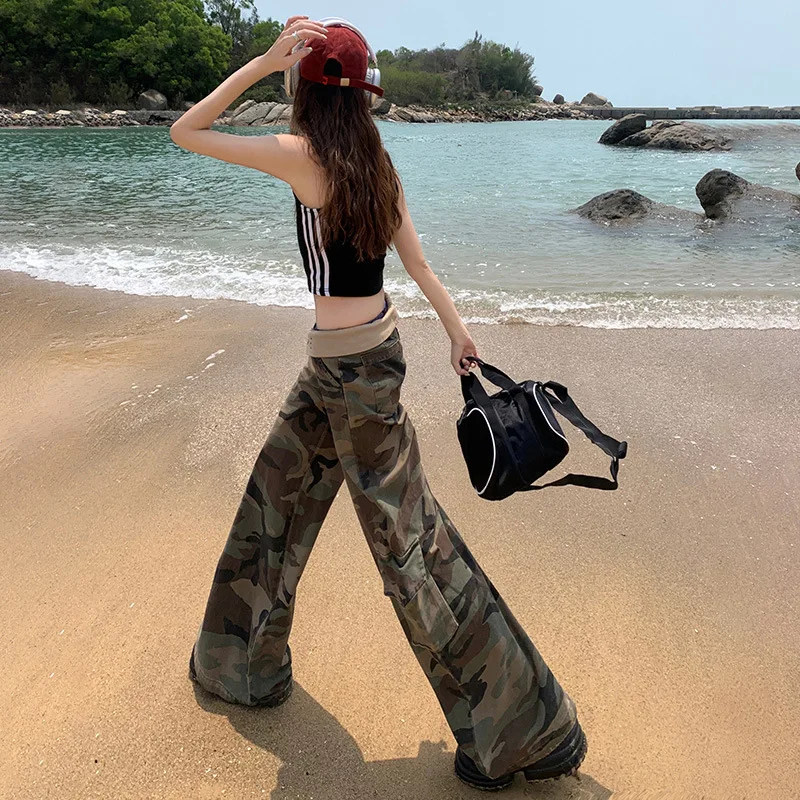 Jeans Frau Frauen Kleidung Herbst Ausgestellte Bell-Bottom Bootcut Trompete Bein Verlängerung Birne Geformte Silhouette Weibliche Denim