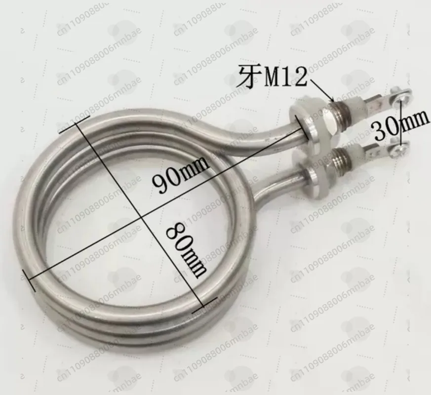 Electric Spiral Tubular Heater M-12 Water Distiller Heating Element SUS304 800w/1200w/2300w
