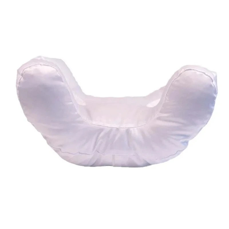 Beauty Satin Pillow with Memory Foam Filled Comfortable Soft Nap Cotton Pillow Peace of Mind Sleep No Stickers Makeup Headrest