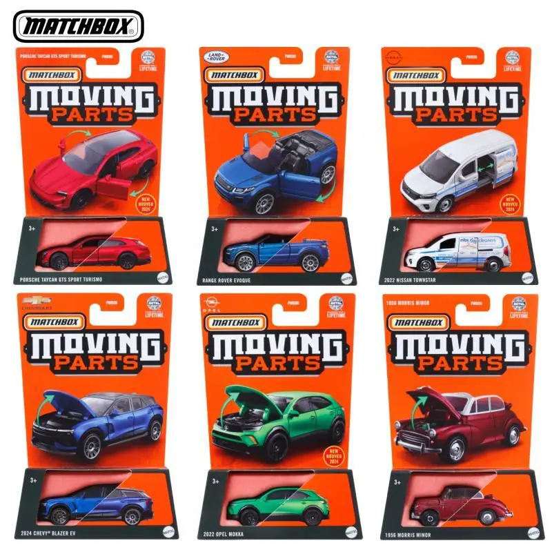 

Оригинальный Mattel Matchbox, движущиеся детали автомобиля, игрушка для мальчика, 1/64, литой под давлением Morris Minor Nissan Townstar Chevy Blazer, модель автомобиля, игрушки для мальчиков