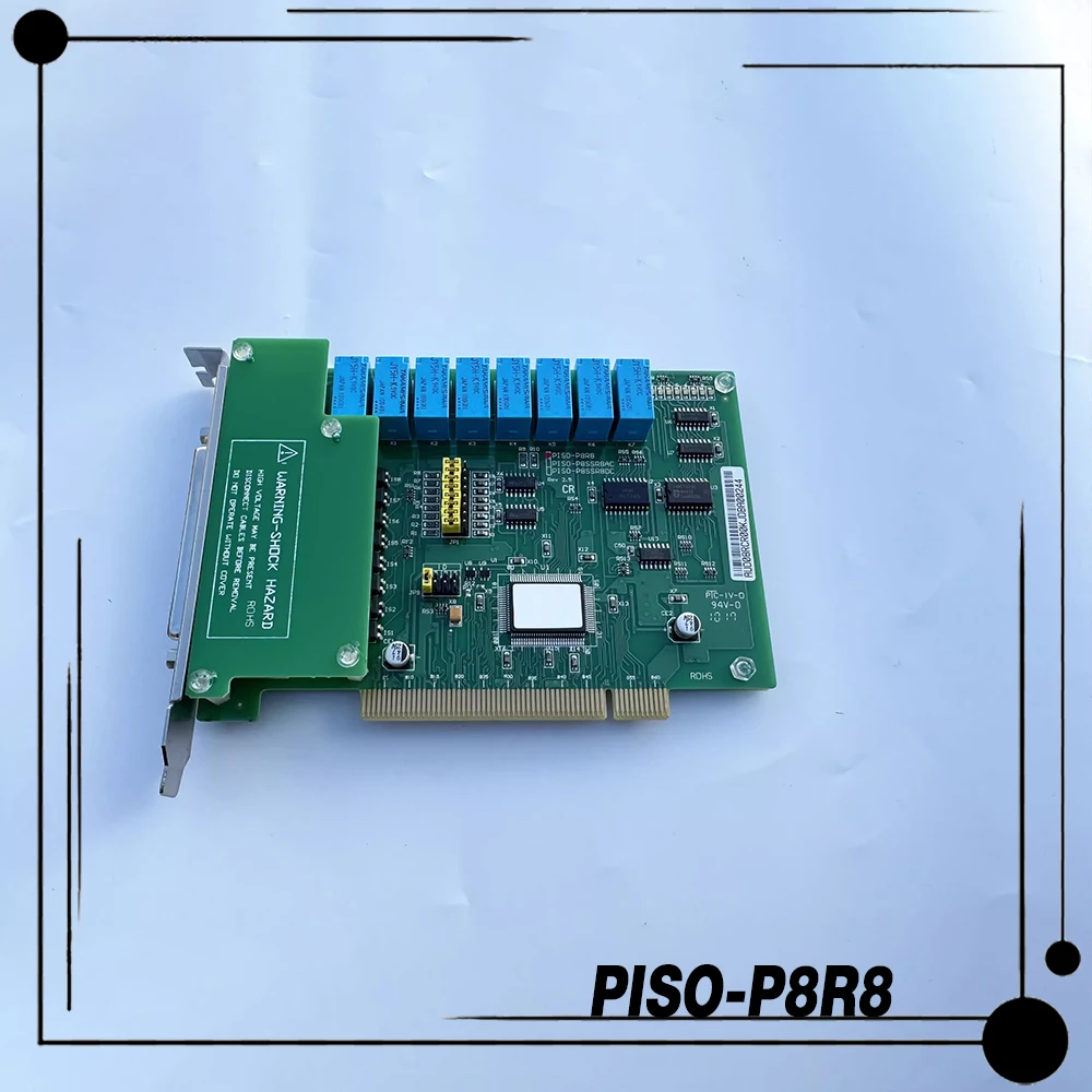 

PISO-P8R8 8-way relay output 8-way isolated digital input control card