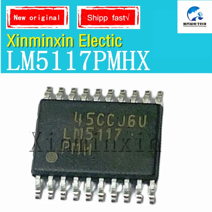 Chip original HTSSOP20 IC, em estoque, LM5117PMH LM5117 LM5117 LM5117PMHX NOPB, 100% novo, 1Pc Lot