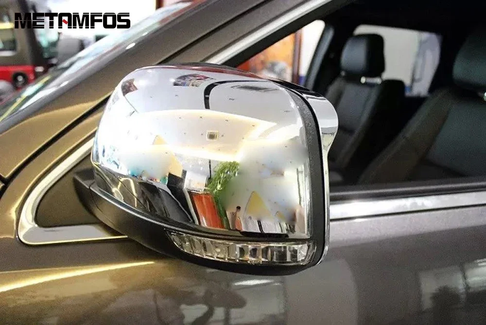 Rear View Side Mirror Cover Trim For Jeep Grand Cherokee 2014-2017 2018 2019 2020 Chrome Protection Cap Accessories Car Styling