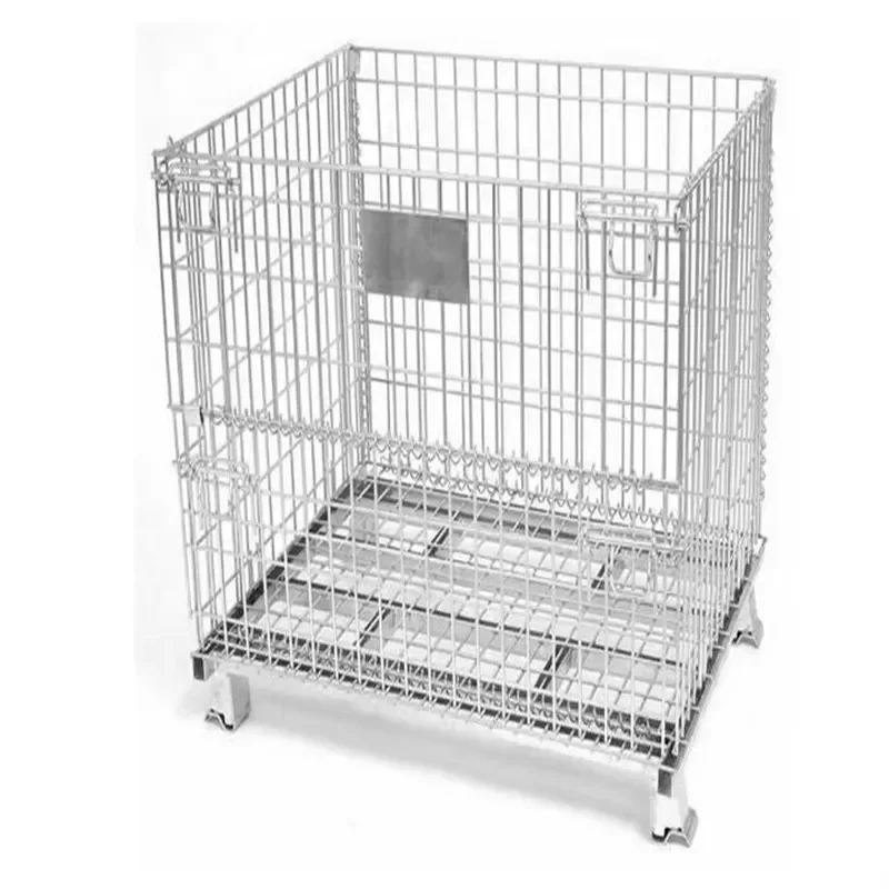 Includes foldable and stackable wire mesh storage cages for screen welding services Wine cases and pallet cages