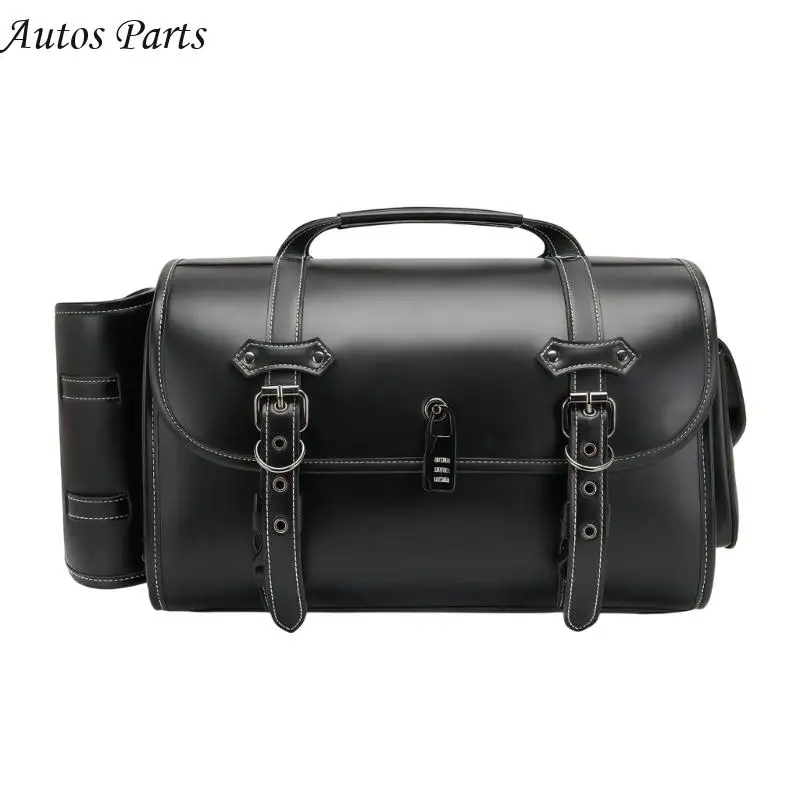 

57BA Motorcycle Tail Bag Waterproof Multifunction Backage Motorbike Storage Luggage Large Capacity Bag