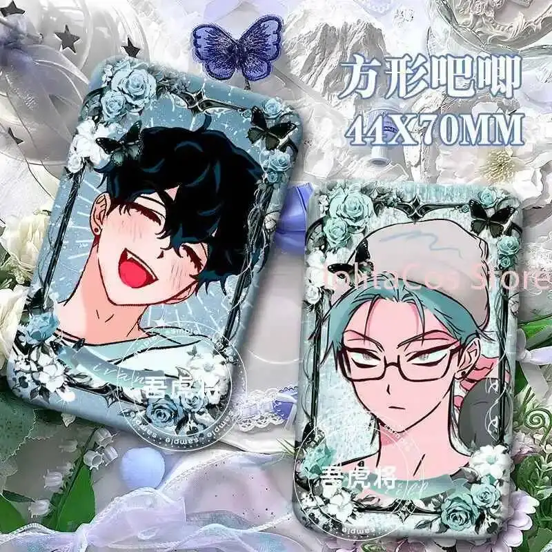 

Cosplay Alien Stage Sua Ivan Till Luka Hyuna Mizi Anime Double Flash Square Acg Badge Emblem Cartoon Brooch Breastpin Xmas Gift