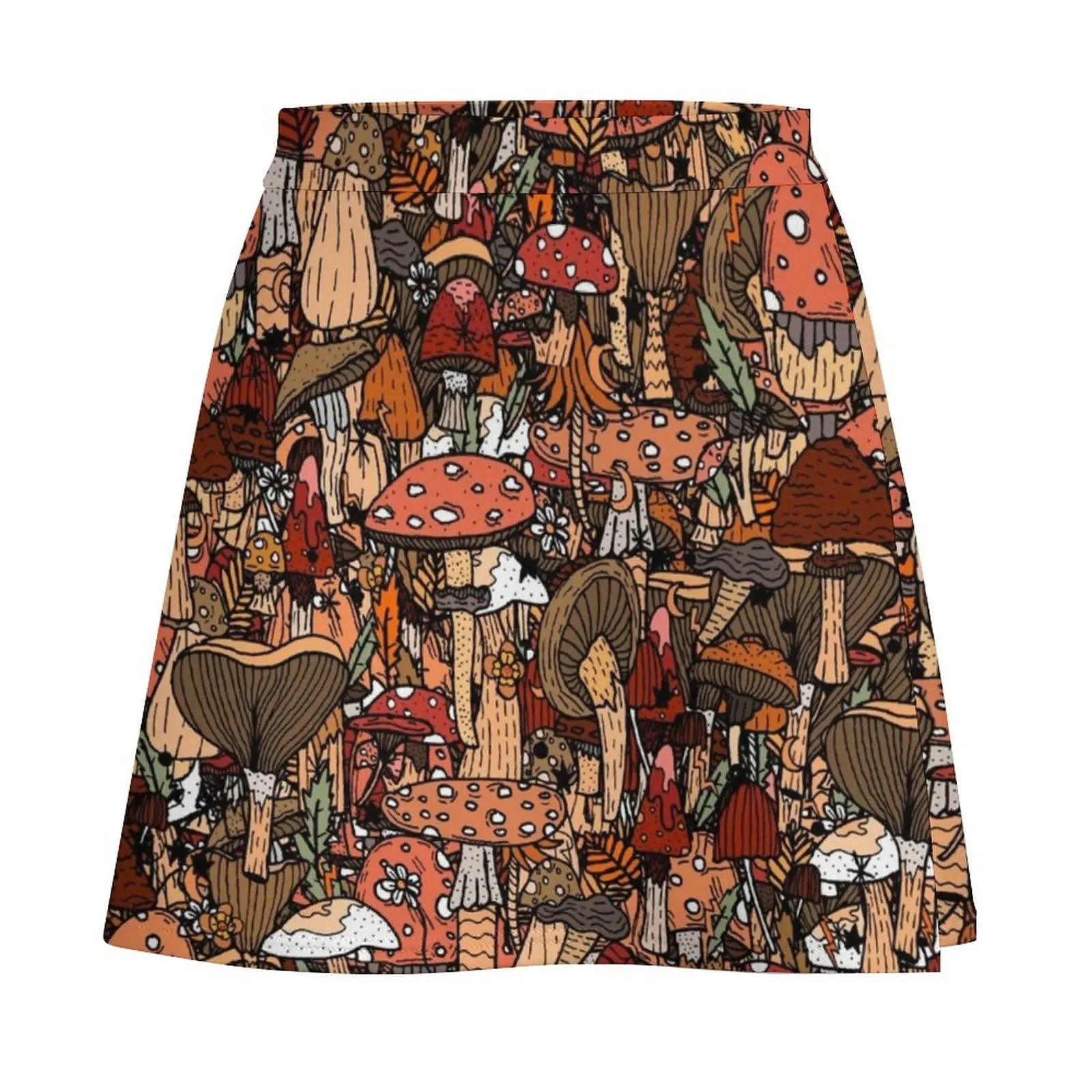 Autumnal Mushrooms Mini Skirt midi skirt for women summer dresses for women 2025 Woman short skirt Mini