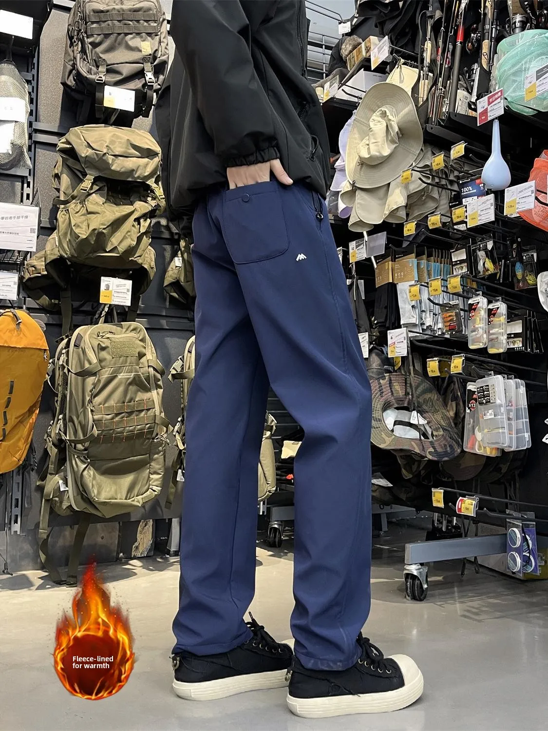 

Мужские флисовые брюки для активного отдыха, утепленные, с тройной защитой, весенне-осенние, рабочие, американского кроя, зауженные, для походов