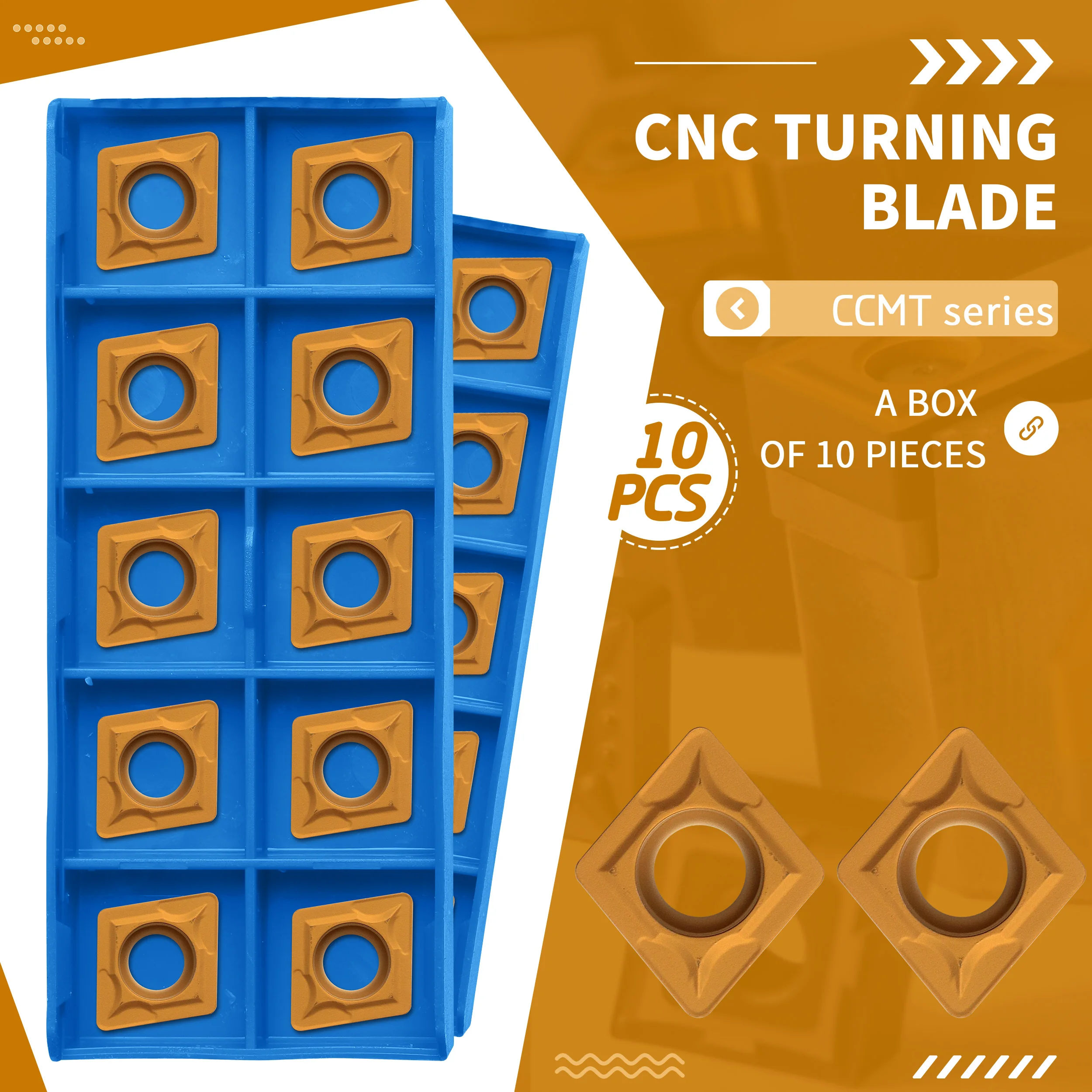 10 قطعة CCMT060204 NK3030 CCMT060208 آلة خرط تعمل بالتحكم الرقمي بواسطة الحاسوب بالقطع تحول أدوات كربيد إدراج ارتداء مقاومة طلاء قطع عالية القوة