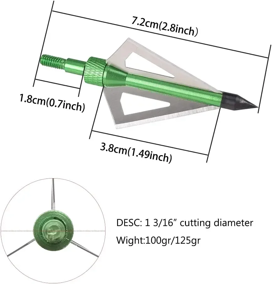 مسامير القوس والنشاب Elong مقاس 20 بوصة من الكربون مع رؤوس صيد عريضة 6 عبوات، سهام قوس ونشاب لممارسة الهدف في الصيد في الهواء الطلق