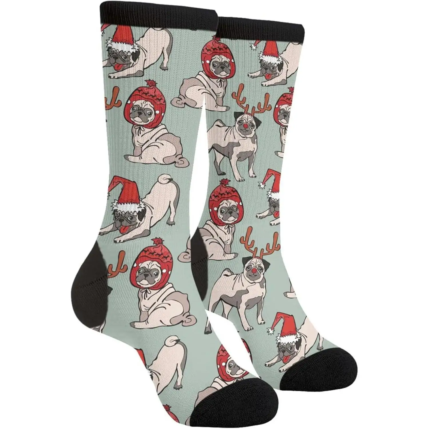 للجنسين الكبار الجدة طاقم الجوارب الهدايا عارضة مضحك مجنون اللباس الجوارب للنساء الرجال للجنسين نمط مطبوعة مضحك طاقم جورب #1