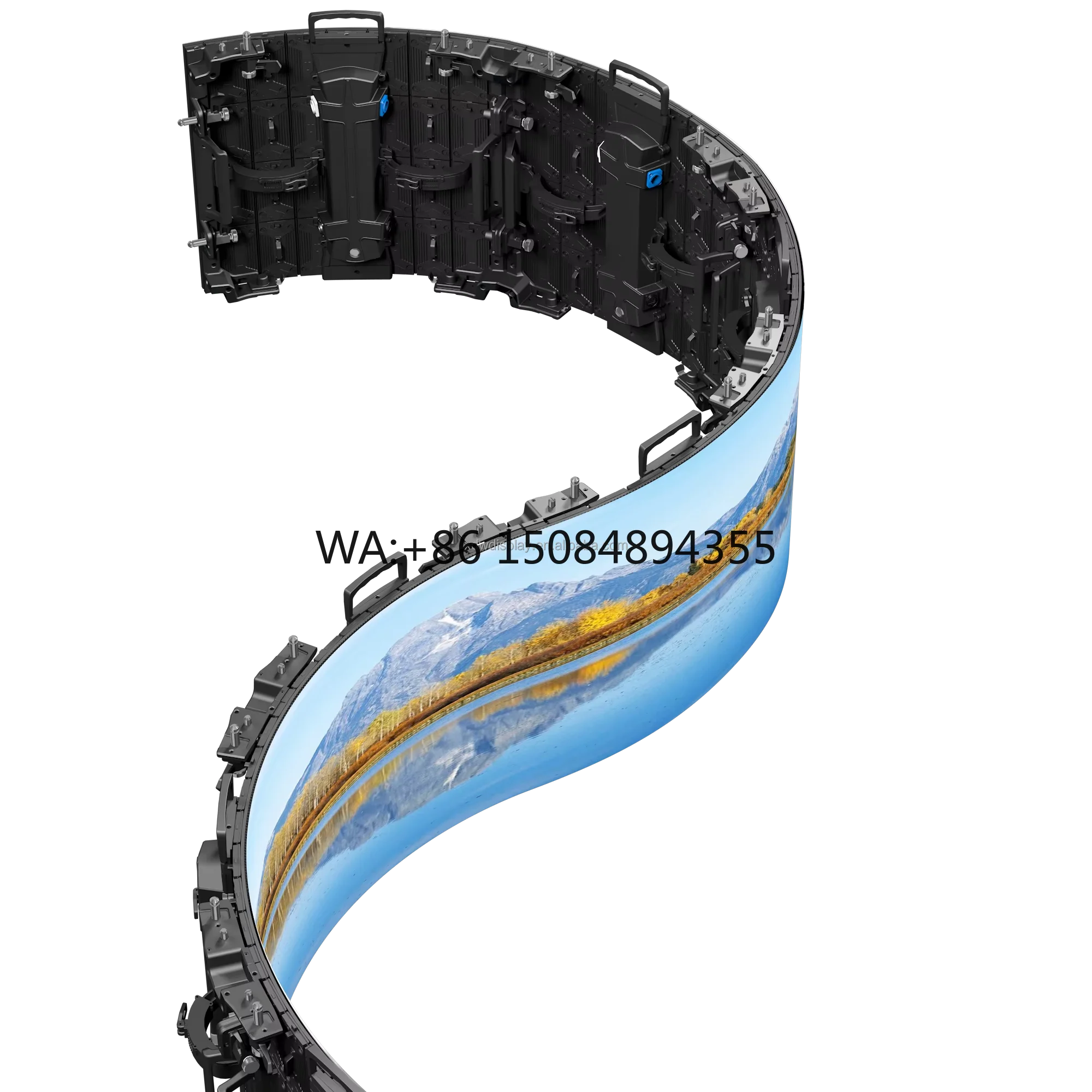 P1.95mm Flexo Shadow Pro Series Curved Splicing LED Screen for Indoor & Outdoor XR Exhibitions & Advertising Small Pitch