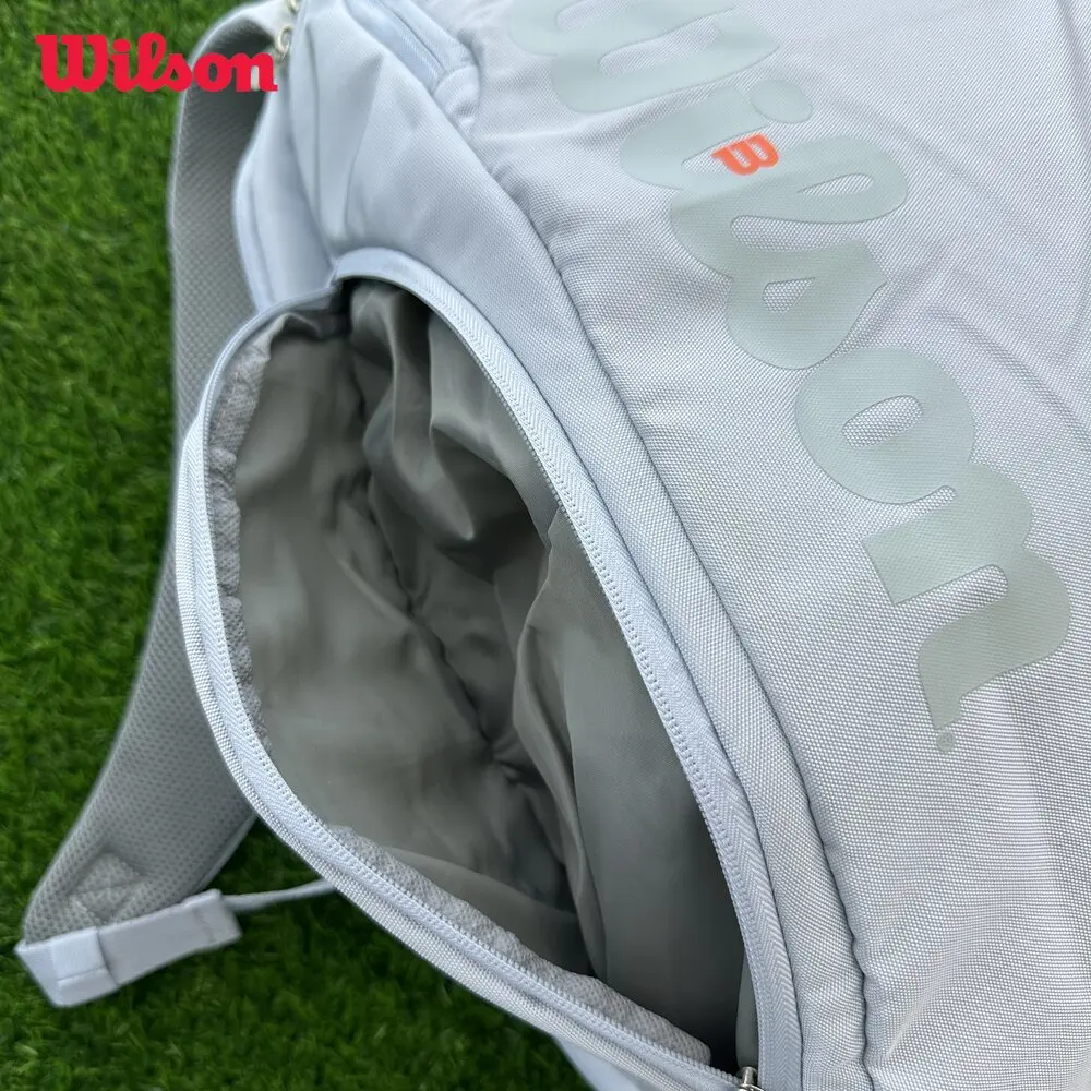 Wilson 2024 Shift Super Tour Tennis Backpack High-level Racquet Bag 2 Pcs Racket Backpack With Pocket Gray NWT WR8030001001