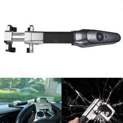 Universal Car Steering Wheel Lock Security Car Theft Alarm Lock Retractable Theft Protection T-Locks Car Lock