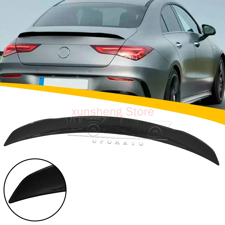 

Factory Supply ABS Plastic Carbon fiber patte Rear Trunk Spoiler For Mercedes Benz W118 C118 CLA 200 250 45 AMG 2020-2022+