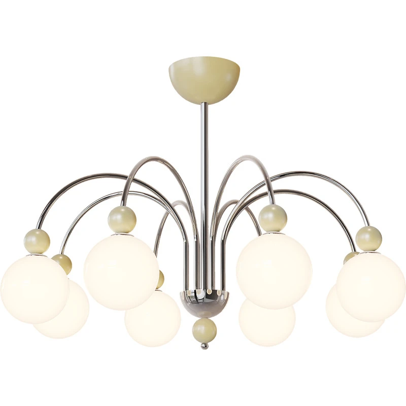 

Современная простая Потолочная люстра, белый стеклянный шар для кухни, столовой, ресторана, стола, гостиной, декор для бара, внутреннего освещения