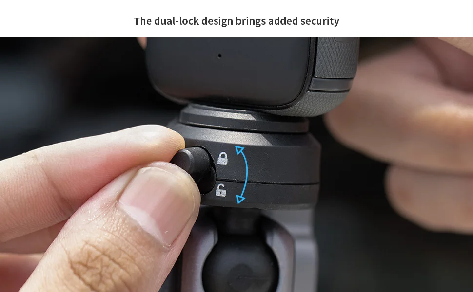 PGYTECH CapLock Saugnapf Autohalterung 360° ° Rotation für DJI OSMO Action POCKET 3 Gopro 12 10 9 mit 1/4 Standardadapter – Detail 3
