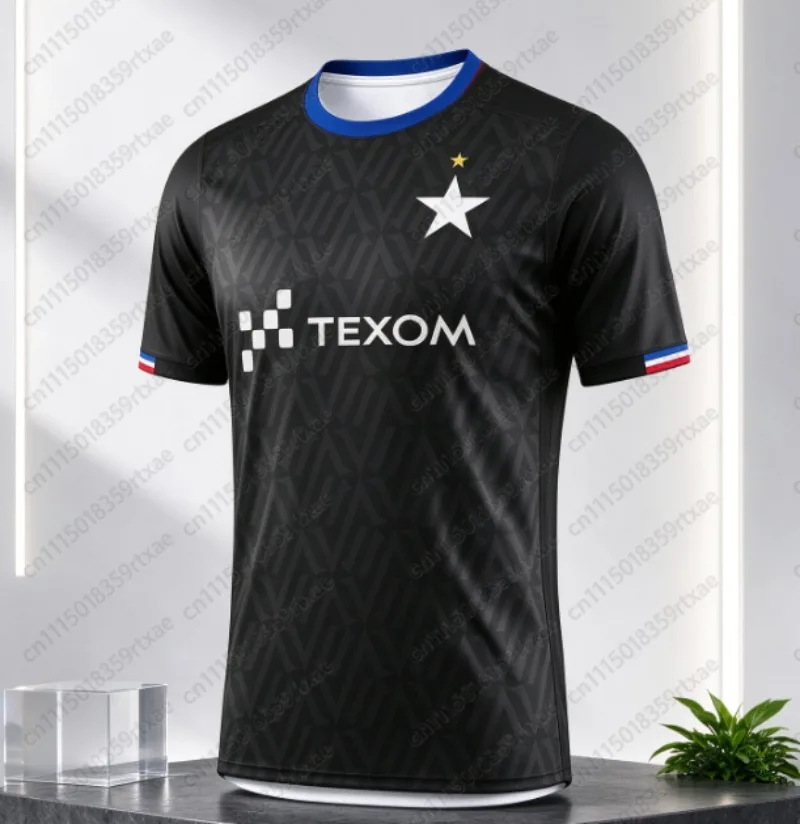 Unisex Wisła Kraków Team Short Sleeved Sport T-Shirt Breathable Quick Drying New Model for Polish League Fans FamilyMatching