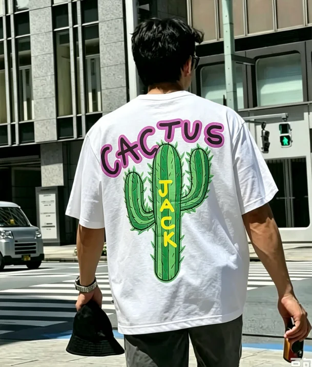 Camiseta Masculina de Algodão - Cactus Jack Tee avaliação e preço