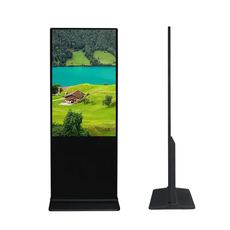 

32-Inch Commercial Advertising LCD Video Player Floor Stand Free CMS Indoor Totem Animation Display Digital Signage Equipment