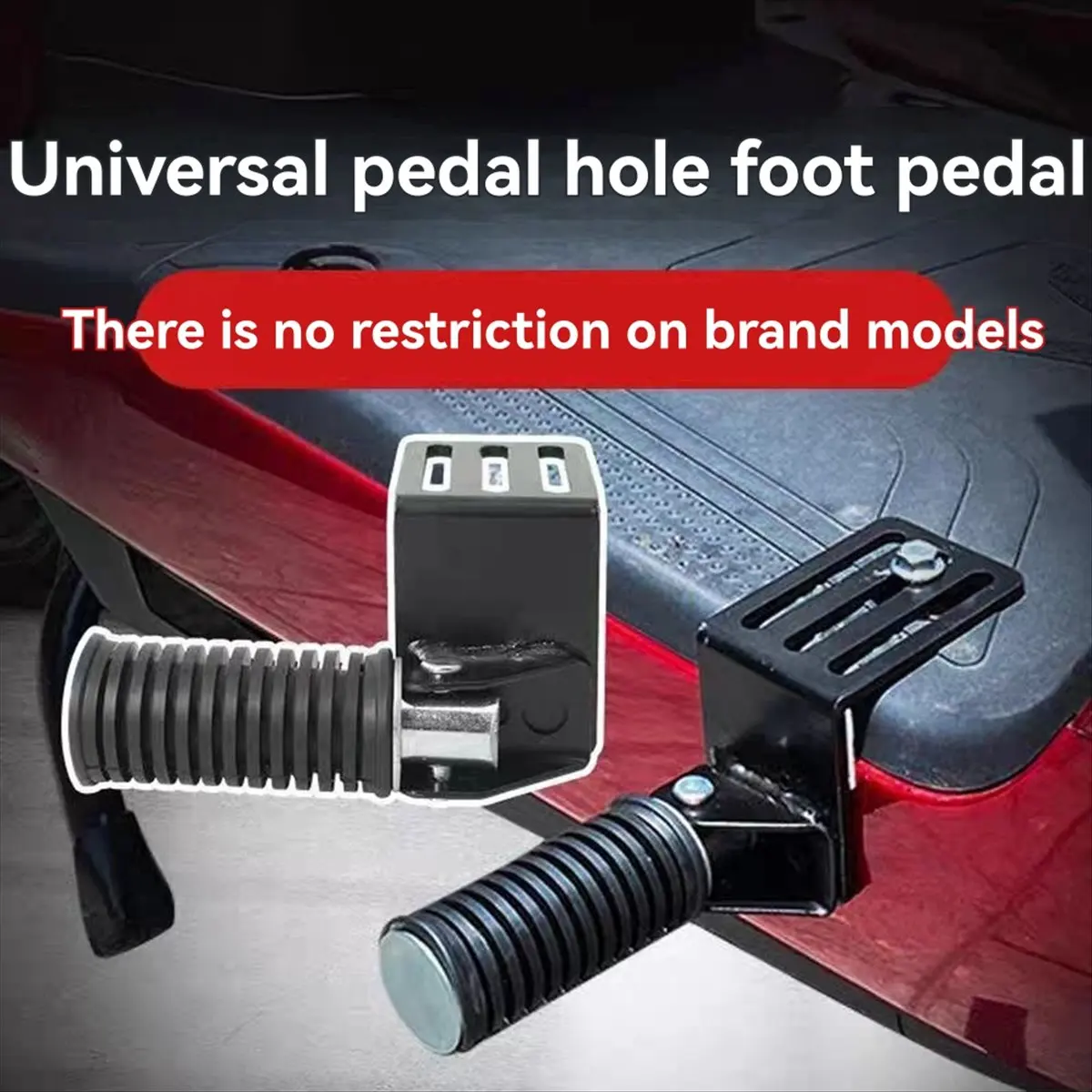 Foldable Metal Motorcycle Foot Pegs - Comfortable Street Cruise Pedals for Enhanced Riding Experience 2pcs