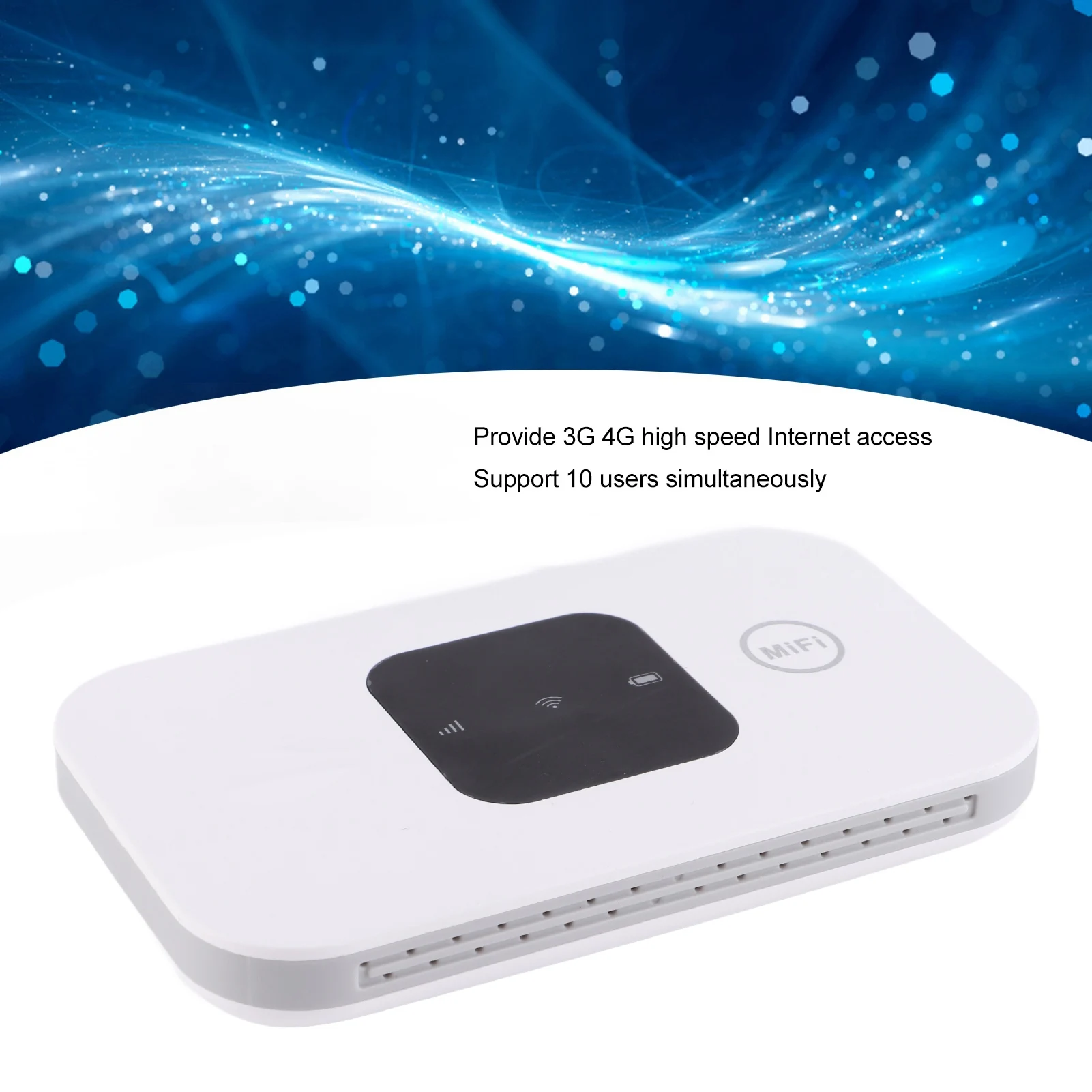 Portable Wifi High Speed White Portable Small 4G Mobile WiFi Hotspot Router for Phone Laptop Desktop Tablet