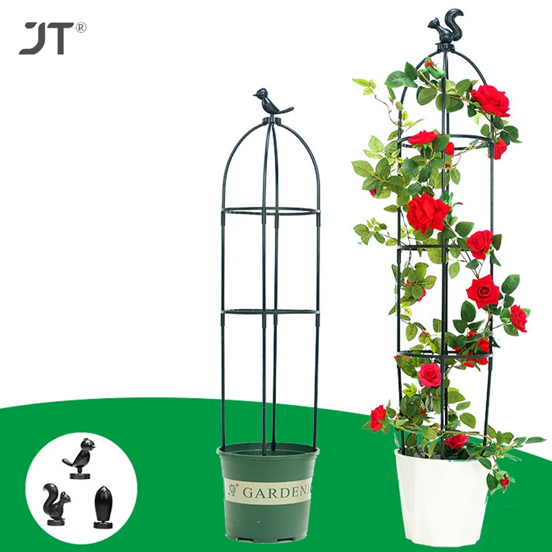 

1Set Climbing Plant Trellis Garden Support Cages For Flowers Plants Support Frame Trellis Climbing DIY Flower Vines Pot Stand