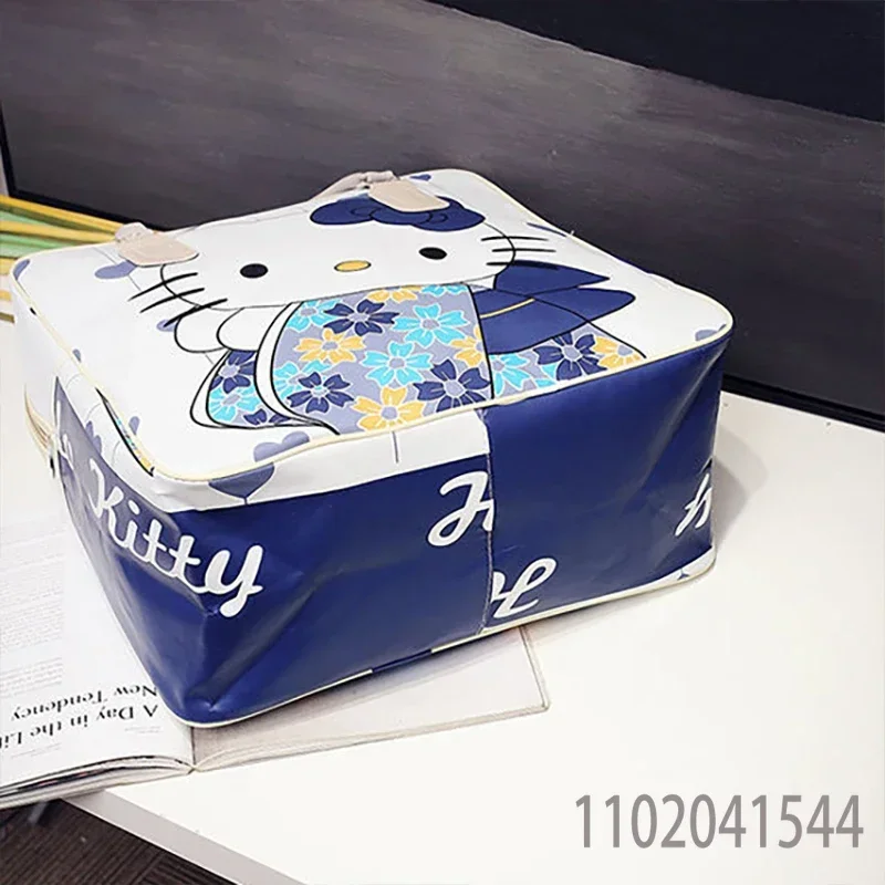Sanrio Cute Hello Kitty Luggage Travel Bag Large Capacity Cartoon Waterproof Durable with Zipper for Women College Students Girl