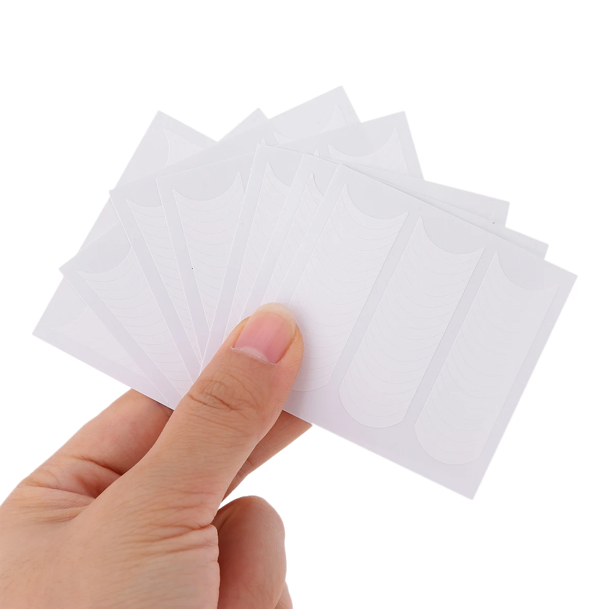 

50 set French Manicure Line Stickers Diy Nail Art Tips Self-Adhesive For Uv Gel Acrylic Nails Easy Apply Nail Art Sticker For