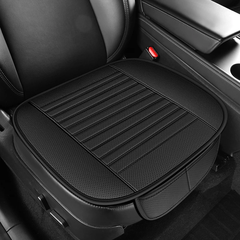 

Non-slip Car Seat Cushion Linen Three-piece Set Without Backrest Four-season Universal Seat Cushion Three-piece Set