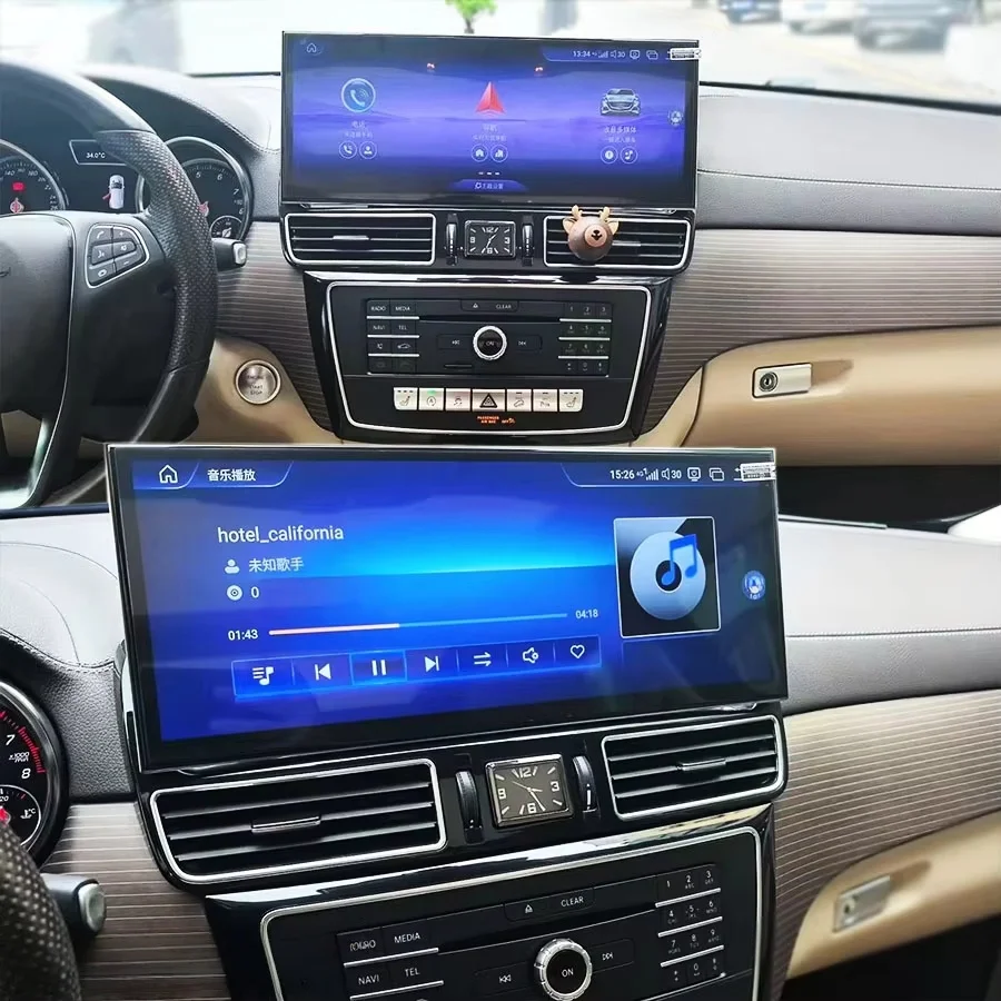

15.8inch Touch Screen For Benz ML W166 GL X166 GLE GLS 2013-2015 Multimedia Display Wireless Carplay Navigation Android Auto